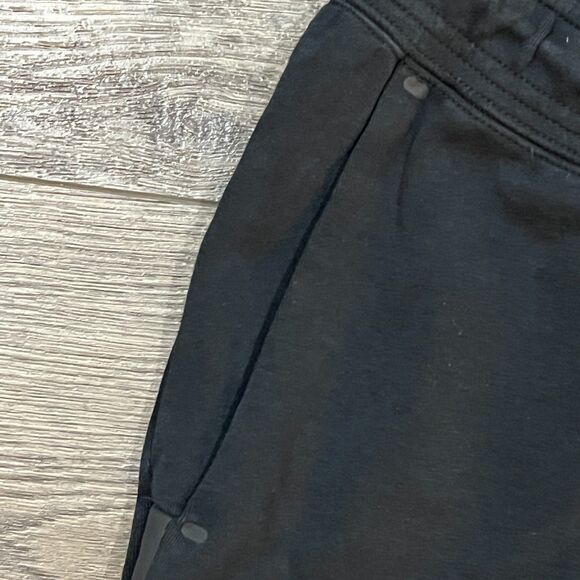 Nike Tech Black Sportswear Fleece Sweatpants Joggers Zipper Sides Women's Medium - Picture 4 of 11